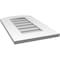 Ekena Millwork Arch Top Surface Mount PVC Gable Vent: Functional, w/ 3-1/2"W x 1"P Standard Frame, 14"W x 24"H GVPAR14X2401SF - alternate 2